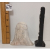 Image 4 : LOT OF 2 - STAGHEAD CARVING & MINIATURE TOTEM POLE