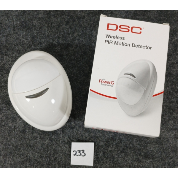 QTY OF DSC WIRELESS PIR MOTION DETECTORS - AS NEW