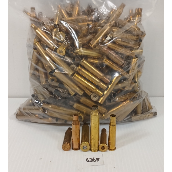 BRASS: QTY OF 6MM REM, .30-30, .243, .300 WIN - 9LBS