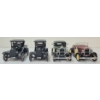 Image 2 : LOT OF 4 - NATIONAL MOTOR DIECAST FORD MODEL A'S & T'S