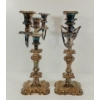 Image 4 : LOT OF 2 - BIRKS REGENCY PLATE CANDELABRAS