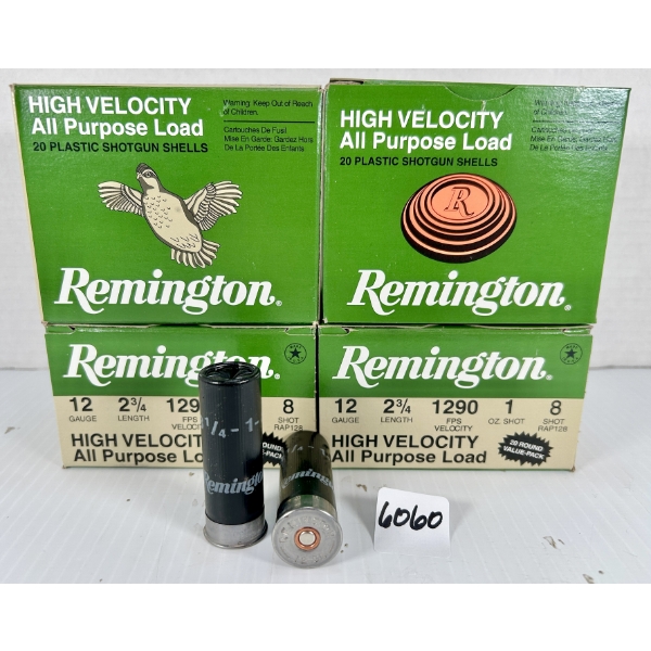 AMMO: 80X REMINGTON 12 GA 2-3/4 IN - #8