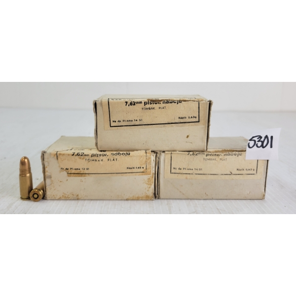 AMMO: 120X RUSSIAN 7.62MM - MILITARY ISSUED