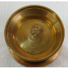 Image 10 : LOT OF 5 - BRASS PIECES - INCL CANDLESTICK HOLDER, BELL, CANNON, DISH & MORTAR W/ PESTLE