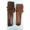 Image 3 : LOT OF 9 - LEATHER PISTOL HOLSTERS & SOFT GUN CASES - BROWNING, BUDDY SCHOELLKOPF, HUNTER, ETC