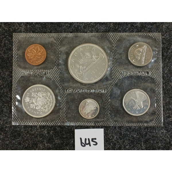 1965 CDN UNCIRCULATED PROOF SET - VOYAGEUR