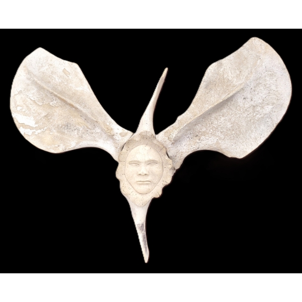 SPIRIT FIGURE BY UNKNOWN ARTIST - BONE