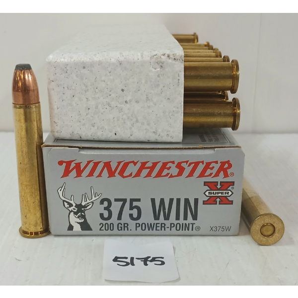 AMMO: 20X WINCHESTER SUPER X .375 WIN - 200GR - PP
