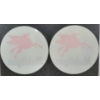 Image 2 : LOT OF 2 - MOBILGAS GAS PUMP GLOBE LENSES