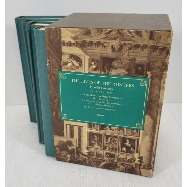 "THE LIVES OF THE PAINTERS" BY JOHN CANADAY - VOLUME SET
