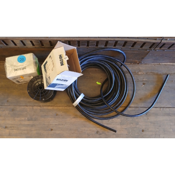 QTY OF WIRE - INCL BELDEN HOOK-UP WIRE