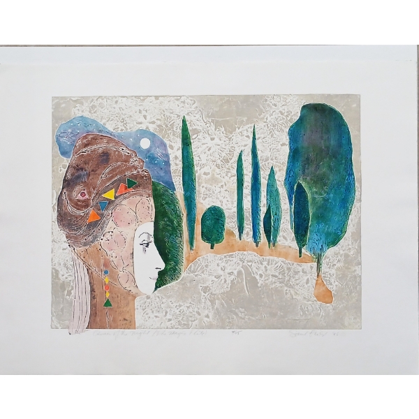 "QUEEN OF THE NIGHT(THE MAGIC FLUTE)" BY SAUL FIELD (1912-1987) - LITHOGRAPH