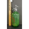 Image 3 : PURITAN BEVERAGES CO. - LIME GREEN ETCHED - 26OZ SELTZER BOTTLE