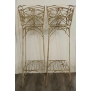 LOT OF 2 - WROUGHT IRON PLANTER STANDS