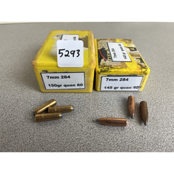 BULLETS: APPROX 120X MIXED 7MM 