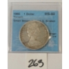 Image 3 : 1965 CDN SILVER DOLLAR - CCCS GRADED