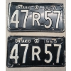 Image 1 : PAIR OF 1950 ONTARIO LICENCE PLATES