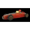 Image 1 : TIN LITHO WINDUP RACECAR W/ KEY
