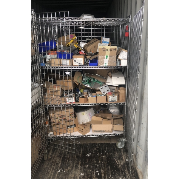 SHELF LOT - INDUSTRIAL CONTENTS - SHELF NOT INCLUDED