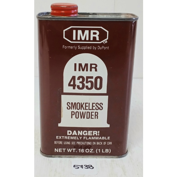 POWDER: IMR 4350 SMOKELESS POWDER - 1LBS