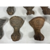 Image 3 : LOT OF 7 - CAST IRON CLAW FEET