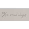 Image 3 : "MIDNIGHT" BY ELISHA SANGUYA - WATERCOLOUR STONE CUT  STENCIL