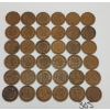 Image 1 : LOT OF 36 - U.S. INDIAN HEAD PENNIES - INCL RANGE OF YEARS 1889-1904