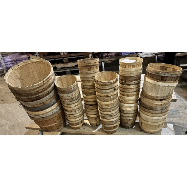 JOB LOT - FRUIT BASKETS - 3 SIZES