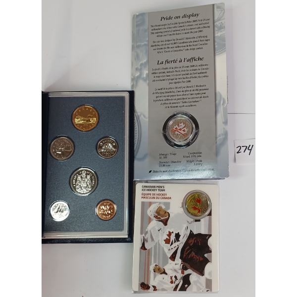 LOT OF 3 - 1994, 2000 & 2009 RCM SPECIMEN SETS