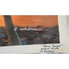 Image 3 : "BURNT SUNSET" BY K. WOODMAN - OIL ON CANVAS