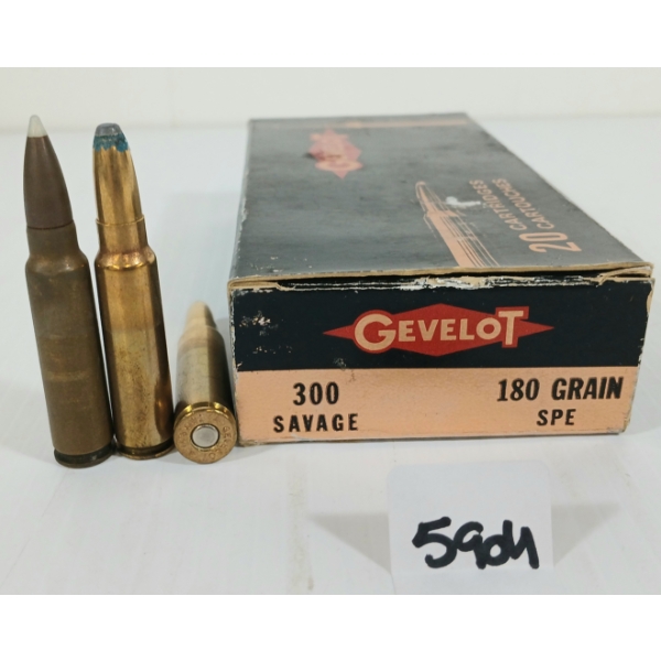 AMMO: 20X MIXED .300 SAV - 180GR - SP 7 POLY TIP