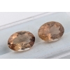 Image 4 : PAIR OF NATURAL IMPERIAL TOPAZES - OVAL MIXED CUT ($17,000)