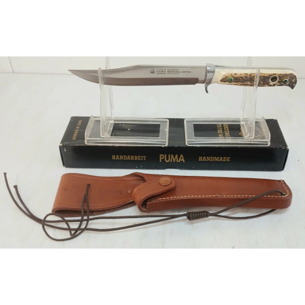 PUMA ORIGINAL BOWIE KNIFE W/ LEATHER SHEATH