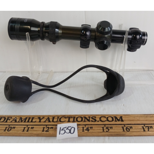 TASCO 1-3.5X20 RIFLE SCOPE W/ LENS COVER