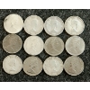 Image 2 : LOT OF 12 - 1953-1968 CDN 10 CENT COINS
