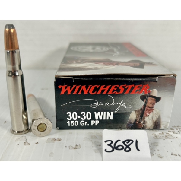 AMMO: 20X WINCHESTER .30-30 WIN - 150 GR SP