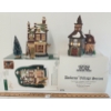 Image 1 : LOT OF 2 - DEPARTMENT 56 "OLD CAMDEN TOWN CHURCH" & "SCROOGE & MARLEY COUNTING HOUSE" FIGURINES