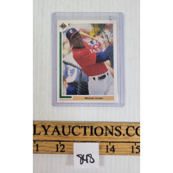 UPPER DECK 1991 MICHAEL JORDAN BASEBALL TRADING CARD