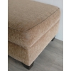 Image 3 : HONEY BEIGE UPHOLSTERED OTTOMAN