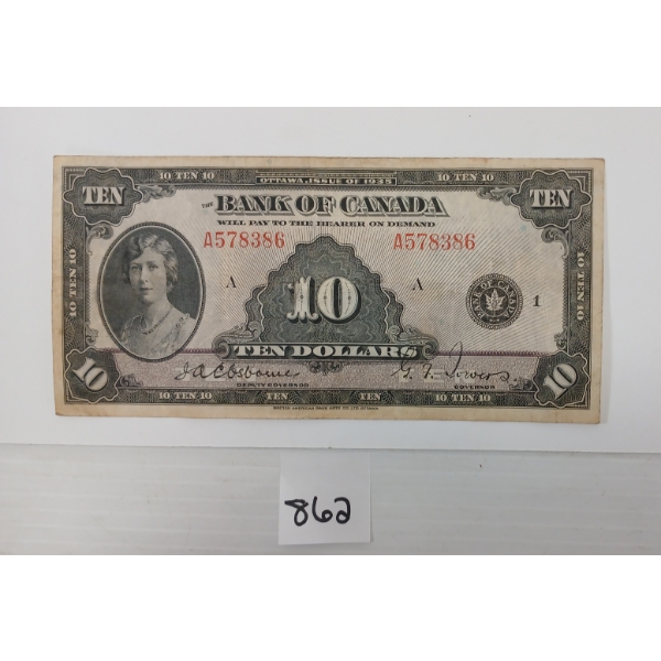 1935 CDN $10 BANKNOTE