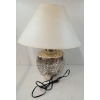 Image 6 : SILVER TONE FLORAL VASE BASE LAMP