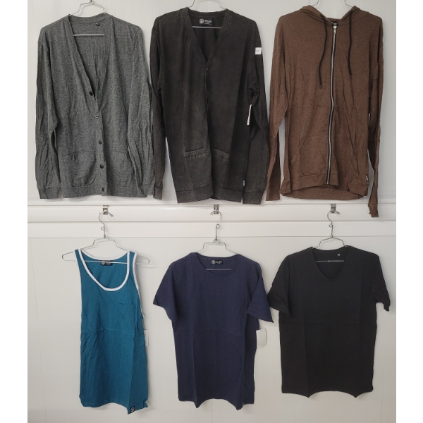 LOT OF 6 - ALLDAY MEN'S MEDIUM SHIRTS