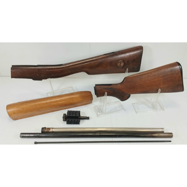 LOT OF 7 - SWEDISH 96 SPORTER FORENDS, WINCHESTER 92-94 MAGAZINE TUBE, ETC