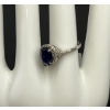 Image 3 : 10KT SOLID GOLD RING W/ DIFFUSION GENUINE SAPPHIRE