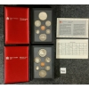 Image 1 : LOT OF 2 - 1986 RCM UNCIRCULATED DOUBLE DOLLAR PROOF SETS