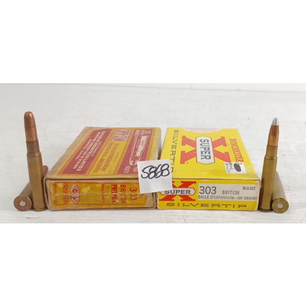 AMMO: 40X DOMINION & WINCHESTER .303BRIT - 180GR