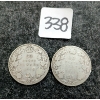 Image 1 : LOT OF 2 - 1919 CDN 50 CENT COINS