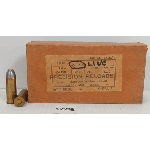 AMMO: 50X REM-UMC .45 COLT - PRECISION RELOADS