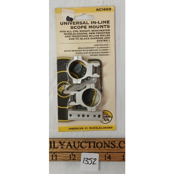 CVA UNIVERSAL IN-LINE SCOPE MOUNTS