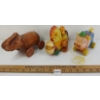 Image 1 : LOT OF 3 - FISHER PRICE PUDGY, ELEPHANT PULL ALONG TOYS & MEIDA BATTERY OP CHICKEN 